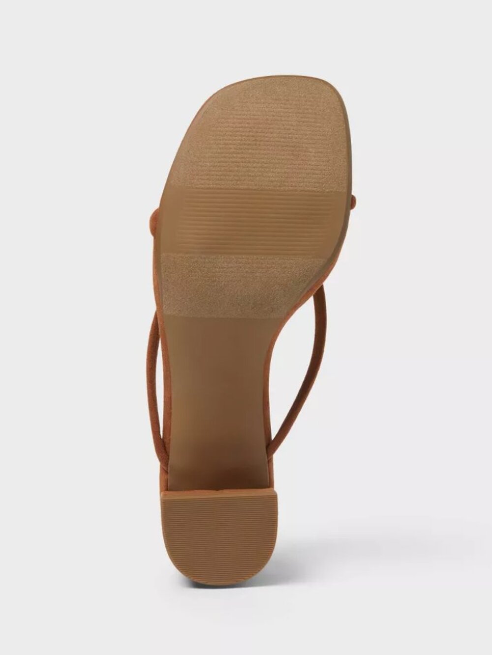 Women’s Pia Ornamented Thong Slide Heels - A New Day™ Cognac 8.5 - Picture 4 of 8
